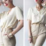 Closet With Women’s Silk Blouse